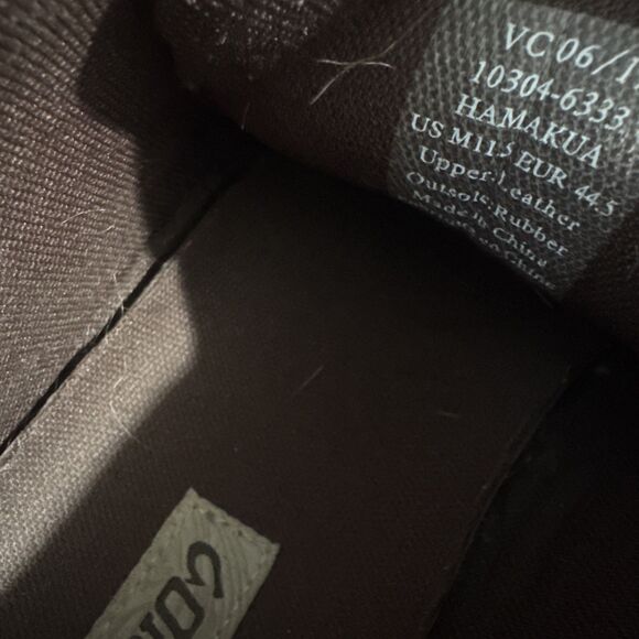 Olukai Hamakua Men's Size 11.5 Shoes Brown Leather Lace Up Chukka Ankle Boots - Picture 7 of 7